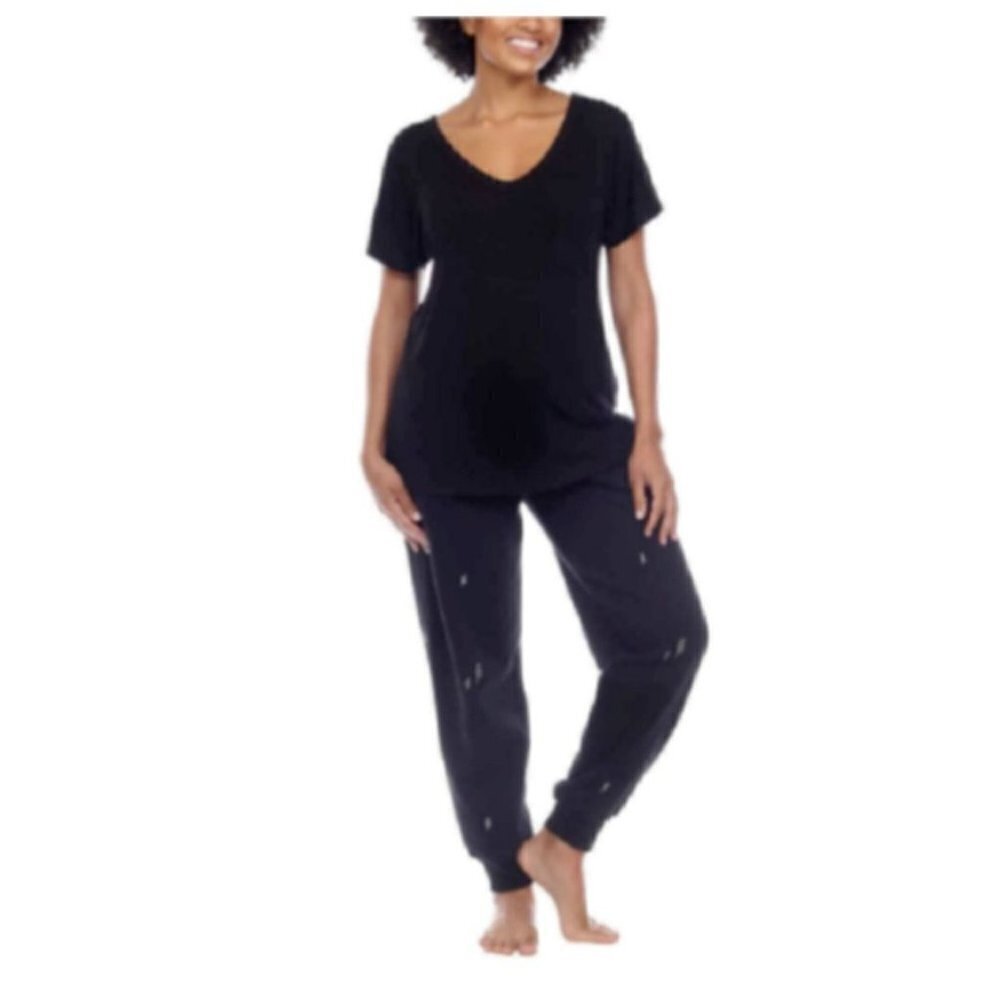 Honeydew Lounge PJ Set Women's size Small Super Soft Comfortable PJ Set Black